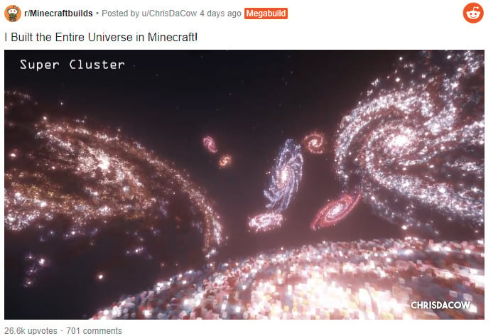 An Amazing Minecraft Universe Created By A Player