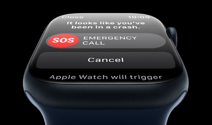 apple watch crash detection