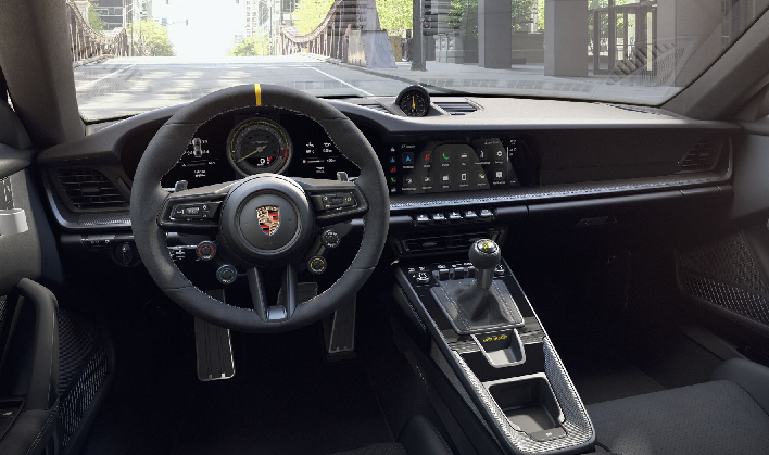 porsche 911 interior view
