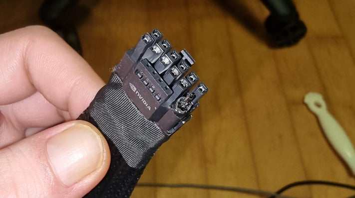 another burned 12vhpwr connector