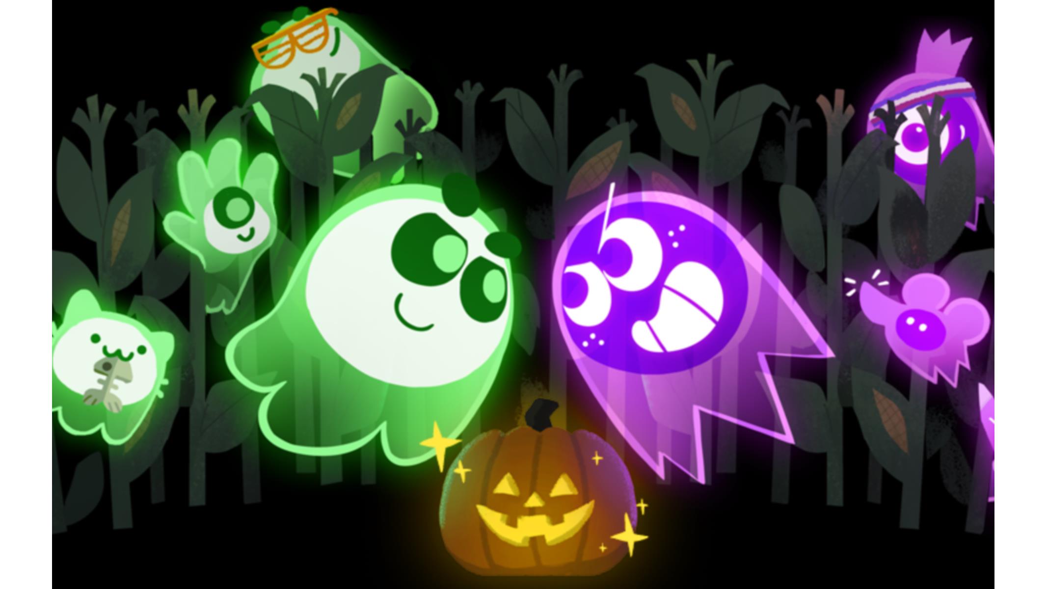 Halloween 2018 (Google Doodle)  Doodles, Google doodles, Halloween pictures