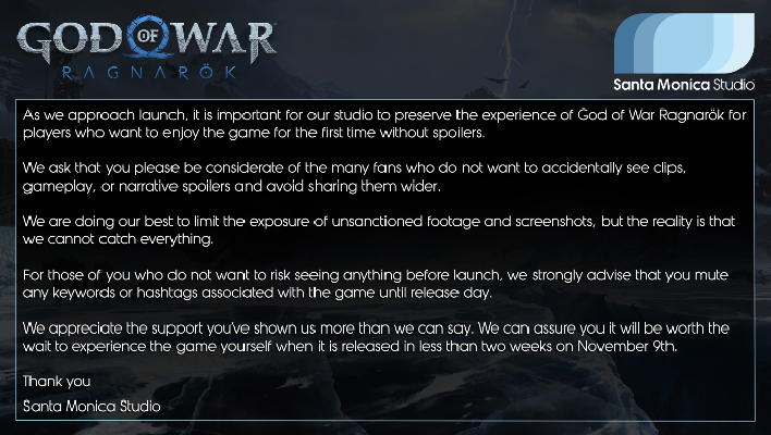 God of War Ragnarok Leaks Are Now Hitting the Internet