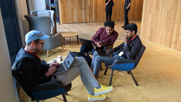 david schutz with google engineers