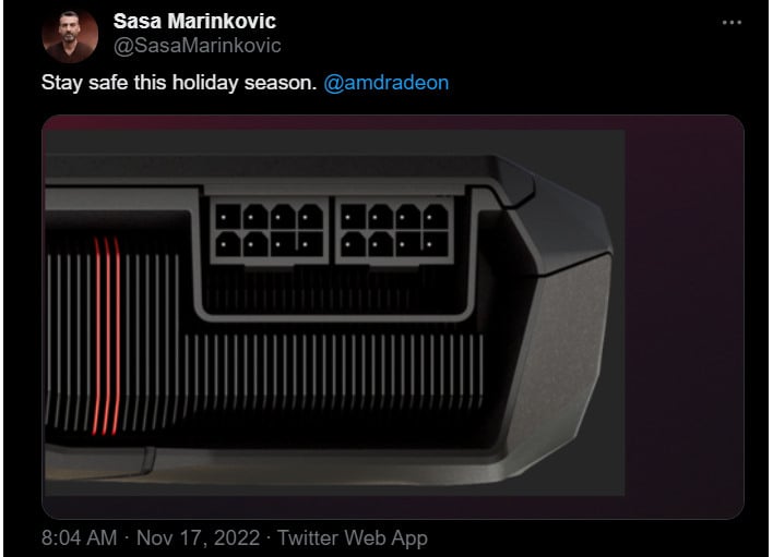 sasamarinkovic amd safe tweet