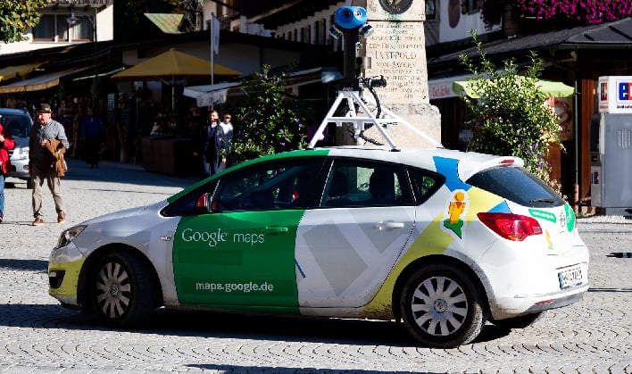 google maps vehicle