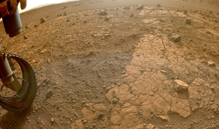mars rover sandrock sample