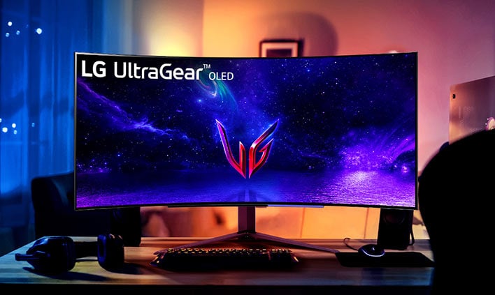 LG UltraGear OLED monitor hero