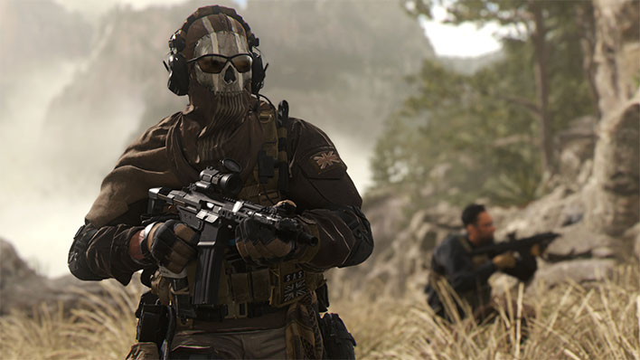 Soldier wearing a mask in Call of Duty: Modern Warfare 2