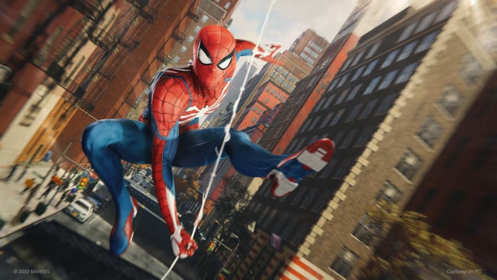 Exciting Spider-Man PC mod finally adds first-person web-slinging