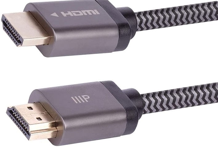 Monoprice 8K Certified Braided Ultra High Speed HDMI Cable - HDMI