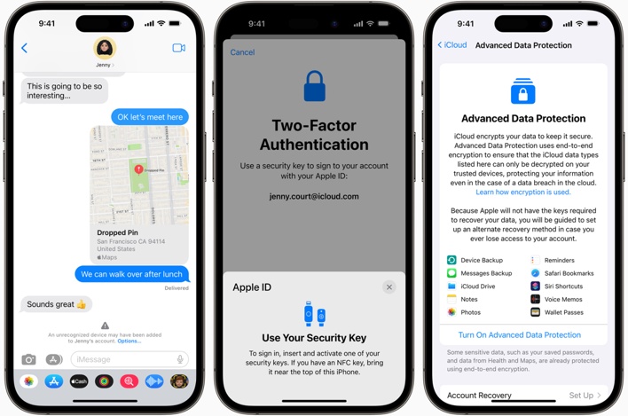 Should iPhone users use security keys and Advanced Data Protection