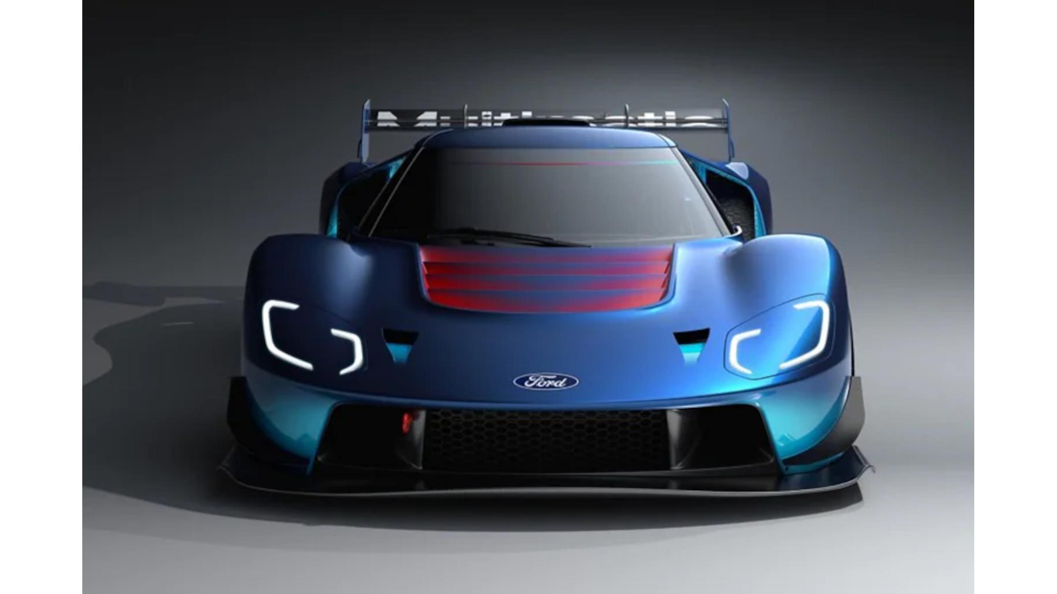 Ford's 2023 GT Mk VI Supercar Is An 800 HP $1.7M Winged Track