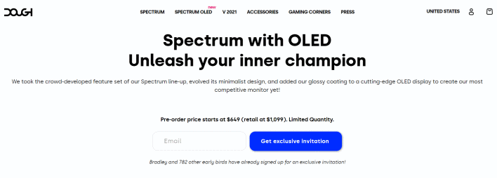 spectrum oled signup