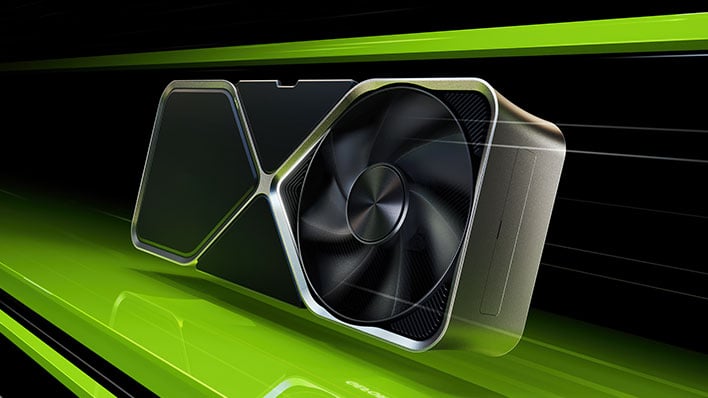 NVIDIA GeForce RTX 40 series graphics card on a black and green background.