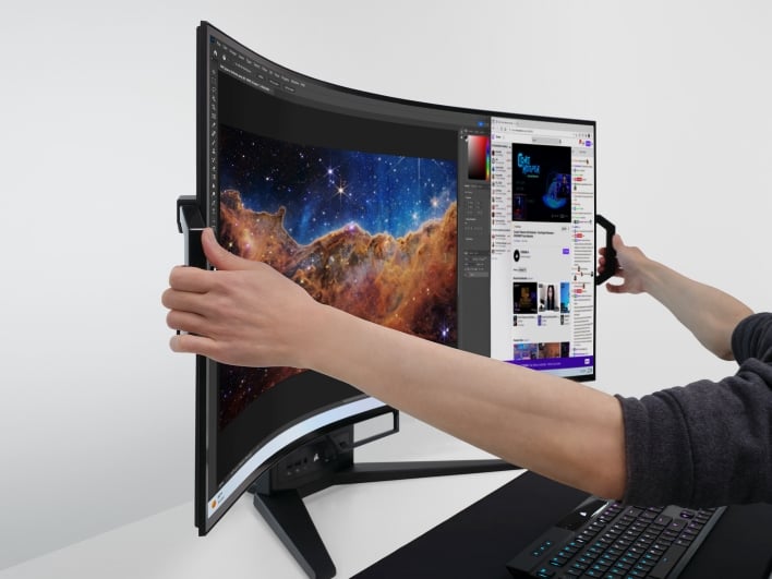 Corsair XENEON Flex: este monitor gamer de 45 pulgadas puede doblarse con  las manos para hacerse curvo