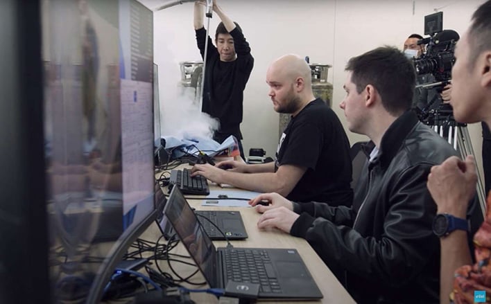 asus intel oc world record 9ghz live