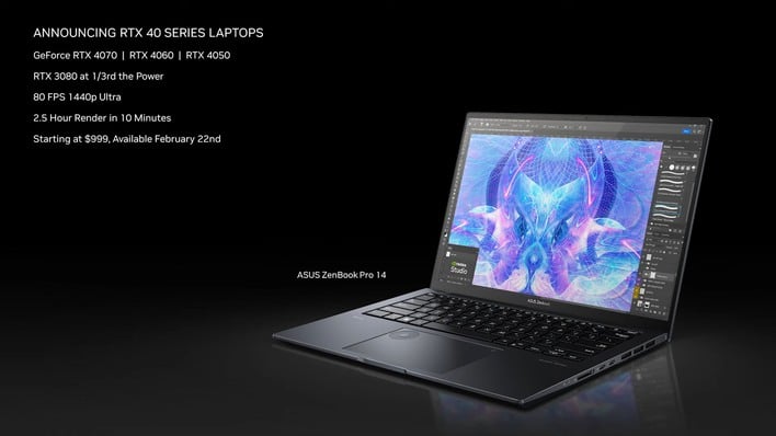 NVIDIA GeForce RTX 4070 & 4060 Laptop GPUs show small improvement