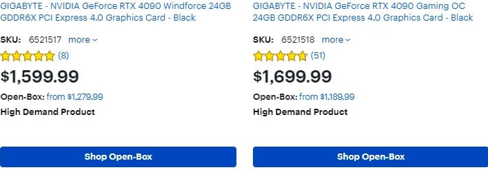 Some Best Buy Stores Are Selling Open-Box GeForce RTX 4090 Graphics Cards  for under $1200