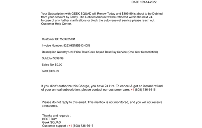 geek squad phishing email sent to fceb staff news