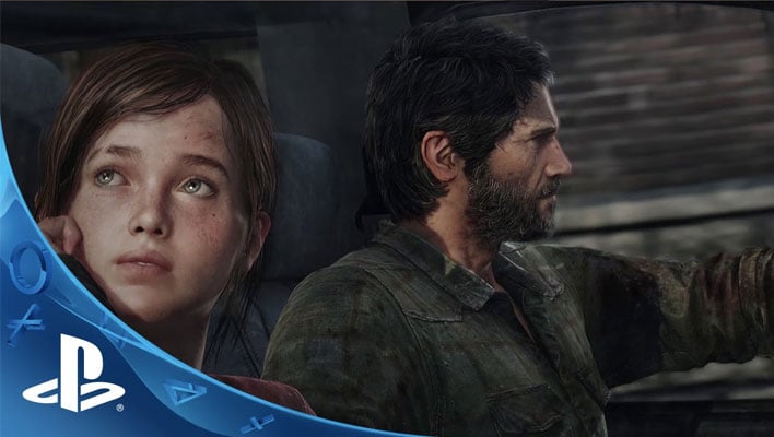 The Last Of Us Remastered with a PlayStation logo in the lower-left corner.