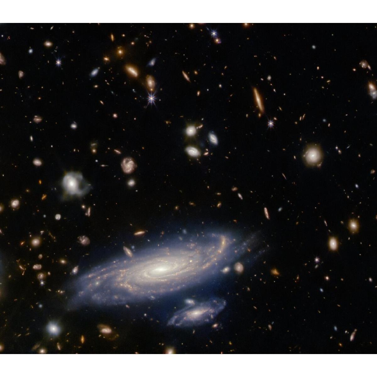 NASA's JWST Captures The Pure Artform Of A Stunning Spiral Galaxy