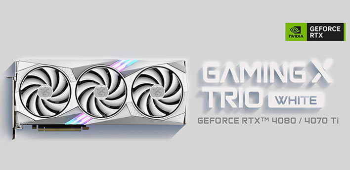 MSI GeForce RTX 4080 16GB GAMING X TRIO White Edition - MSI-US Official  Store