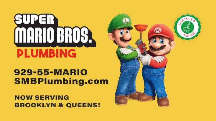 super mario bros plumbing