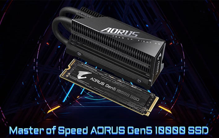 Aorus Gen 5 10000 SSD hero