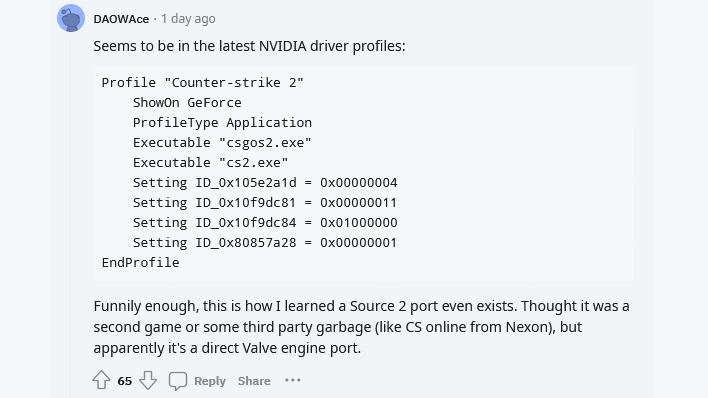 NVIDIA's latest drivers hint at Counter-Strike 2 or Counter-Strike Source 2