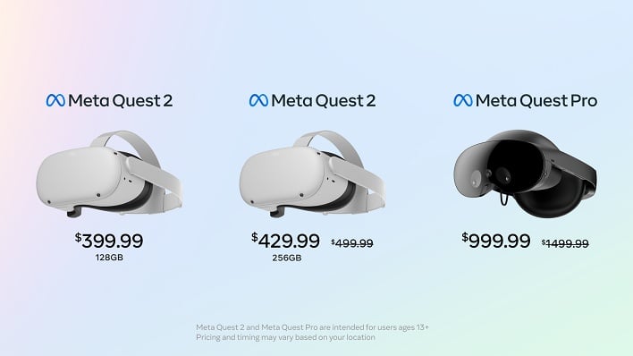 Meta Slashes Quest 2 And Quest Pro VR Headset Prices But Should