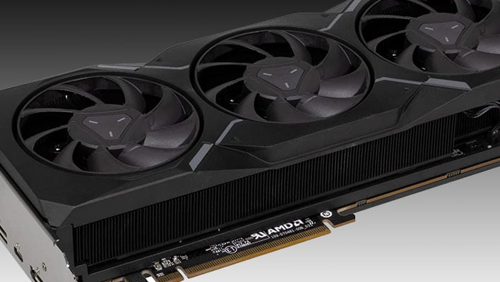 PowerColor Radeon RX 7900 XT graphics card on a black and gray gradient background.
