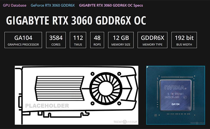 NVIDIA GeForce RTX 3060 12 GB Specs