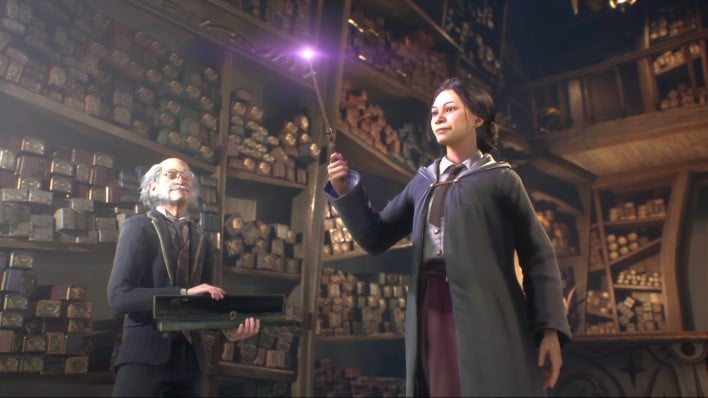 hero hogwartslegacy wand