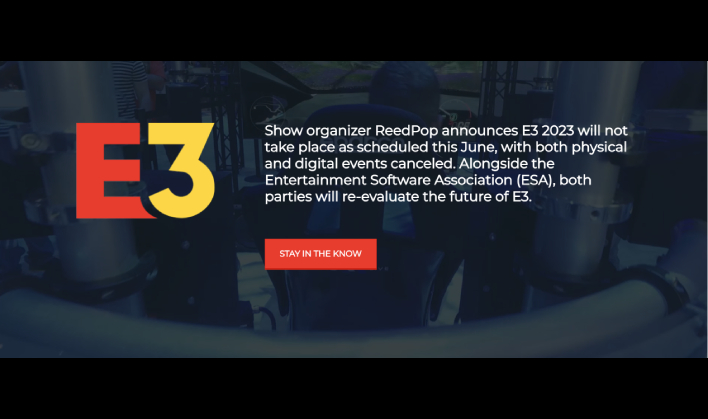 E3 Gaming Event Now Permanently Cancelled: Organisers