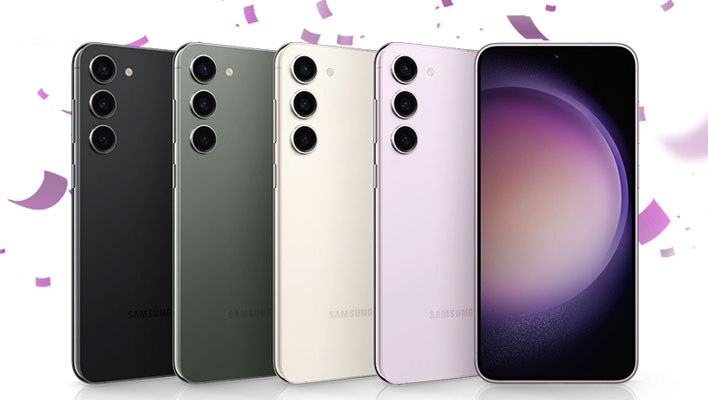 Samsung Galaxy S23 phones.