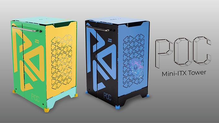 InWin Foldable POC Mini ITX Tower hero