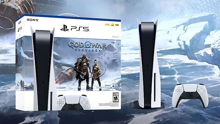 PlayStation 5 God of War Ragnarok bundle.