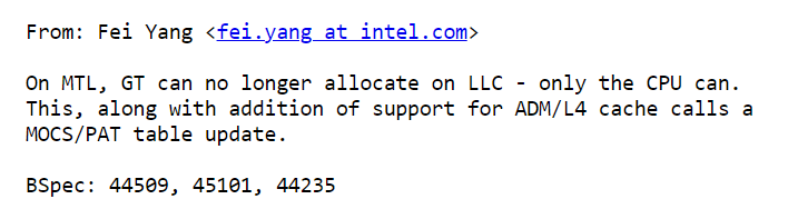 fei yang mtl l4 cache
