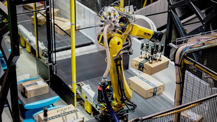 hero amazon warehouse robot