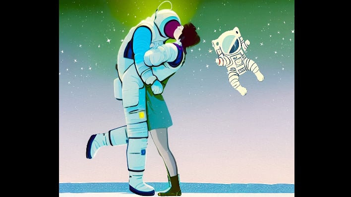 hero astronaut love
