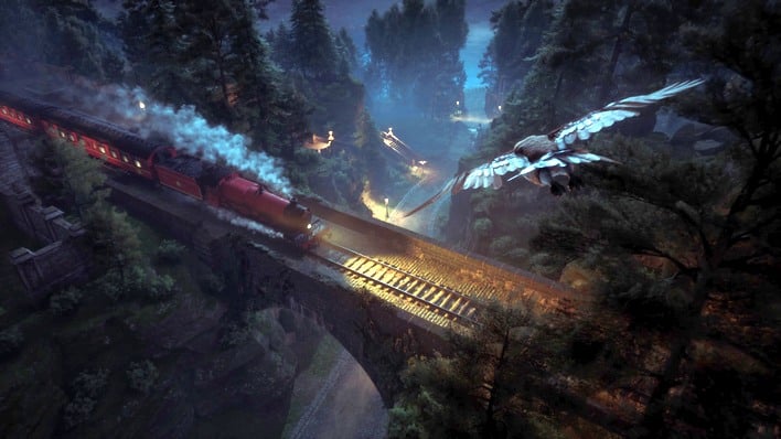 hogwarts legacy train
