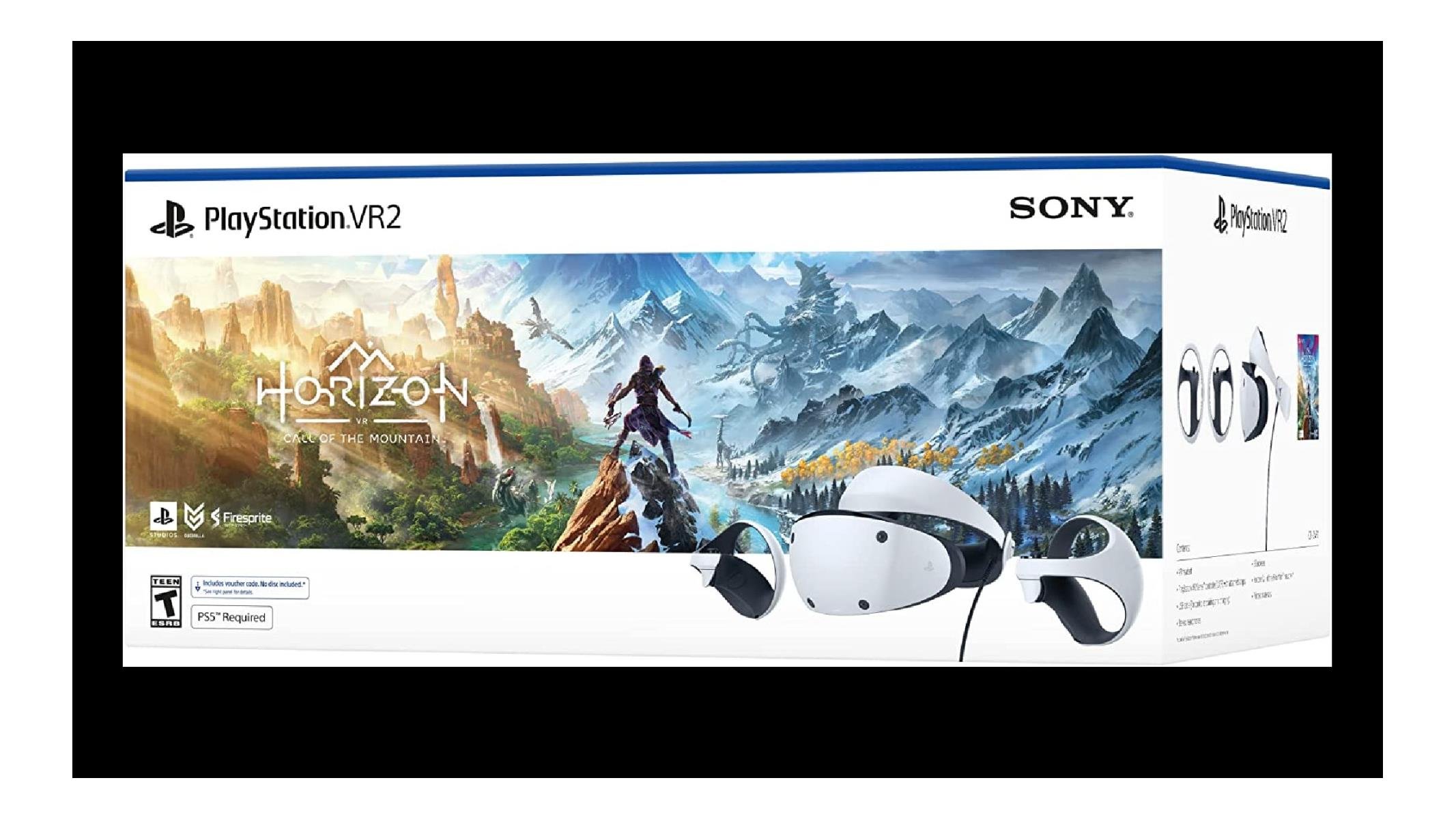 Buy Playstation VR2 + Horizon Call of Mountain Voucher Bundle +