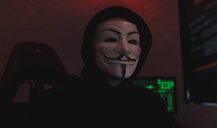hero masked hacker image