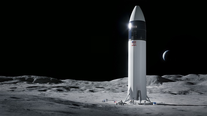 spacex lunar lander concept