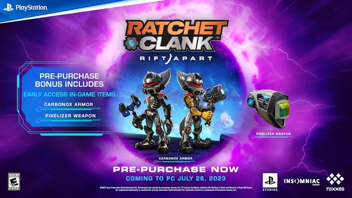 PS5 Exclusive Ratchet & Clank: Rift Apart Is Making Its Way To PC Via Steam