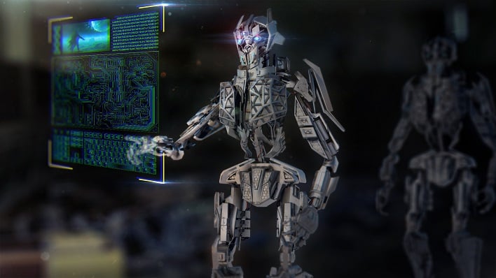 hero robot using computer interface