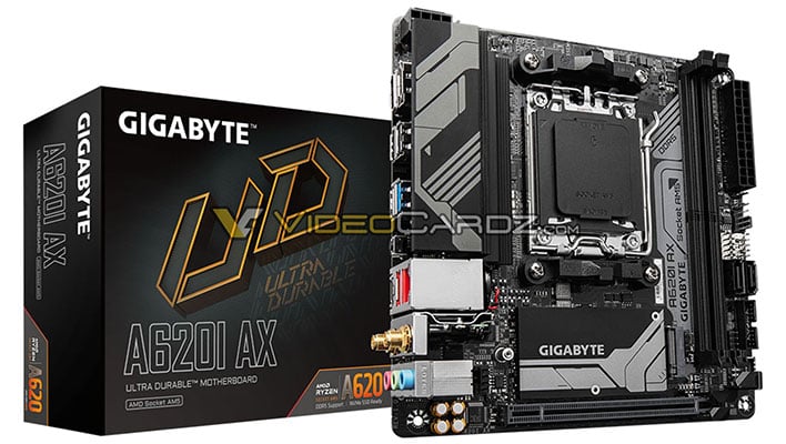 Gigabyyte UD A620I AX  motherboard hero