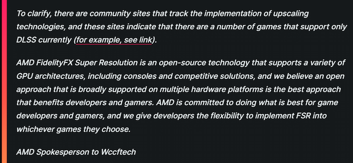 wccf amd comment screenshot