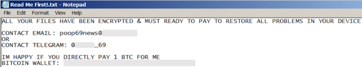 sample2 note big head ransomware technical analysis shows still developing malware strain
