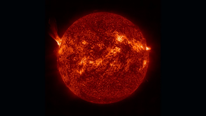 sun solar flare image